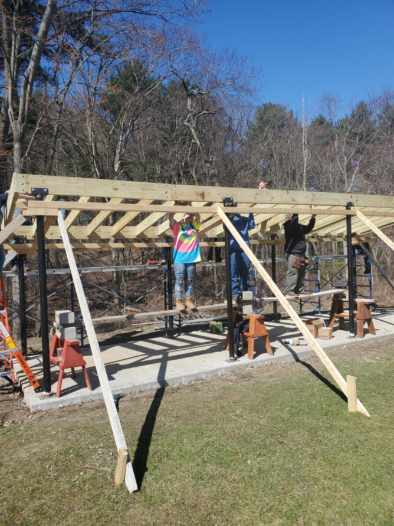 Northeast Metro Tech Carpentry Students Take On Dugout Construction Projects at Multiple Baseball Fields