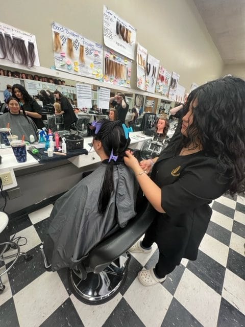 Northeast Metro Tech Cosmetology Students Welcome Loved Ones for Day of Beauty to Celebrate Mothers Day