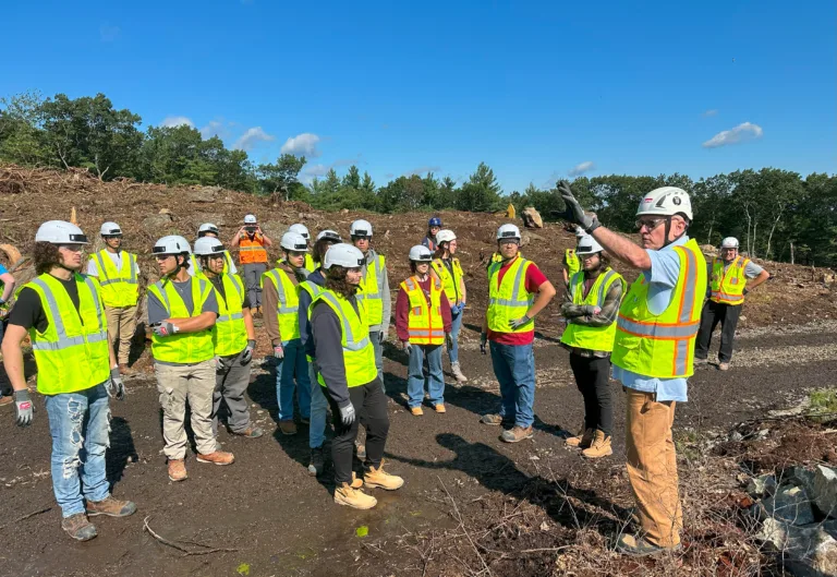 Northeast Metro Tech Students Tour School Construction Site, View Ongoing Work